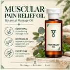 Tribe Route Pain Relief botanical massage oil with Himalayan botanicals