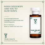 When your body asks you to slow down – Tribe Route Pain Relief Oil